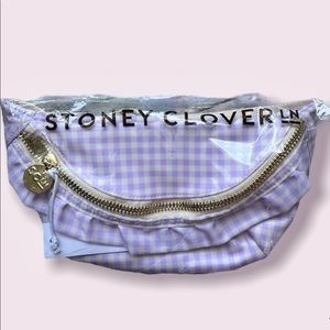 Stoney Clover Lane Nylon Fanny in Lavender Gingham Ruffle 🆕